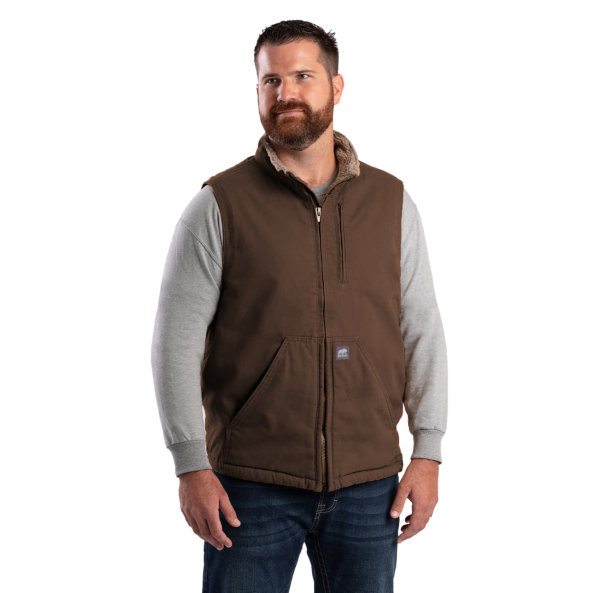Berne Apparel Canyon Sherpa Lined Vest